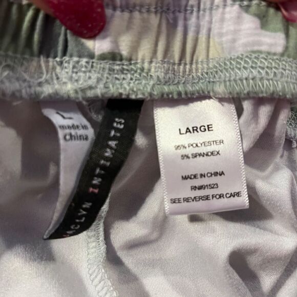Jaclyn Intimates Large PJ's Sleep Pants Came Green - Picture 5 of 9